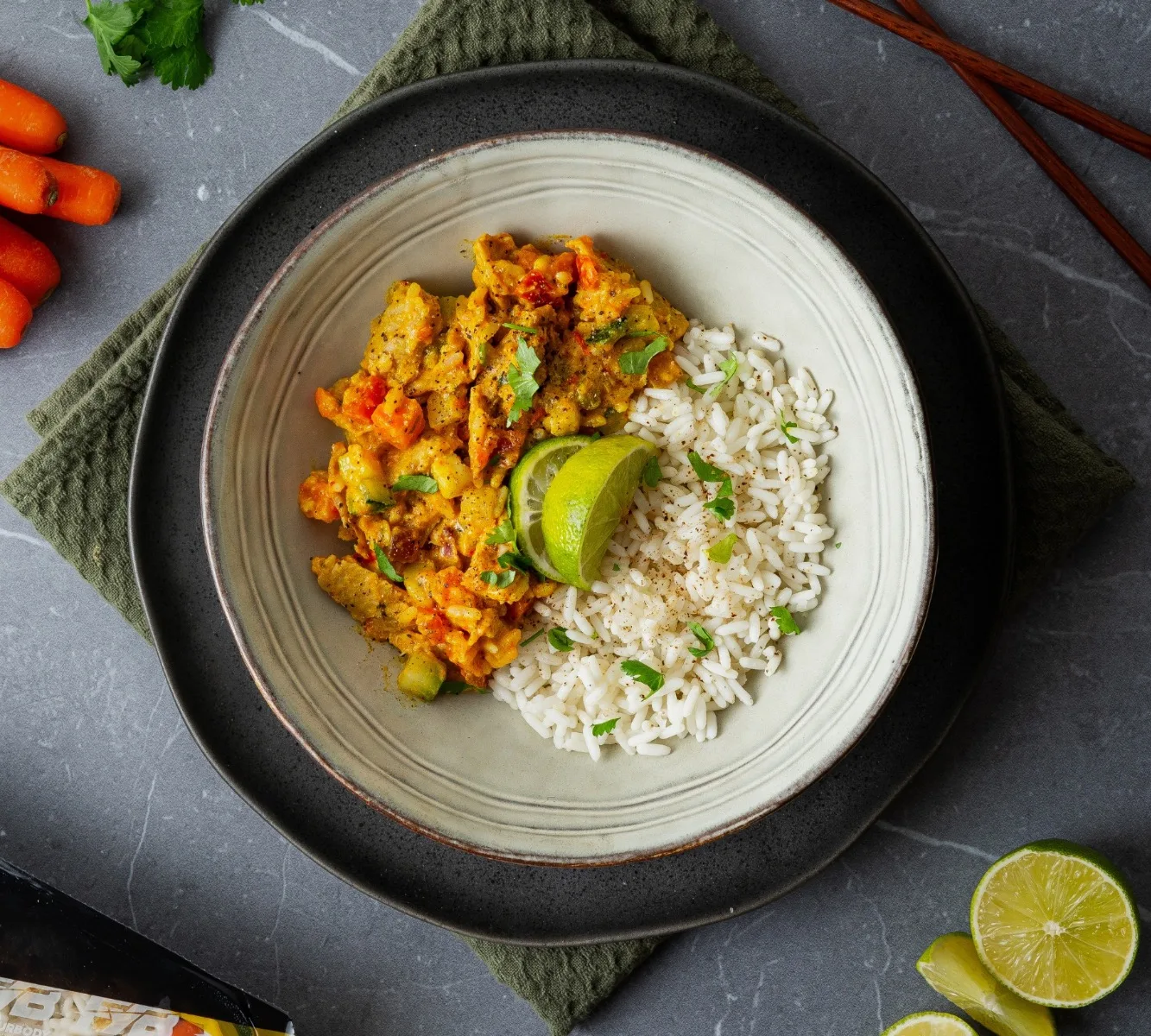 Witte Rijst - Thai Curry 