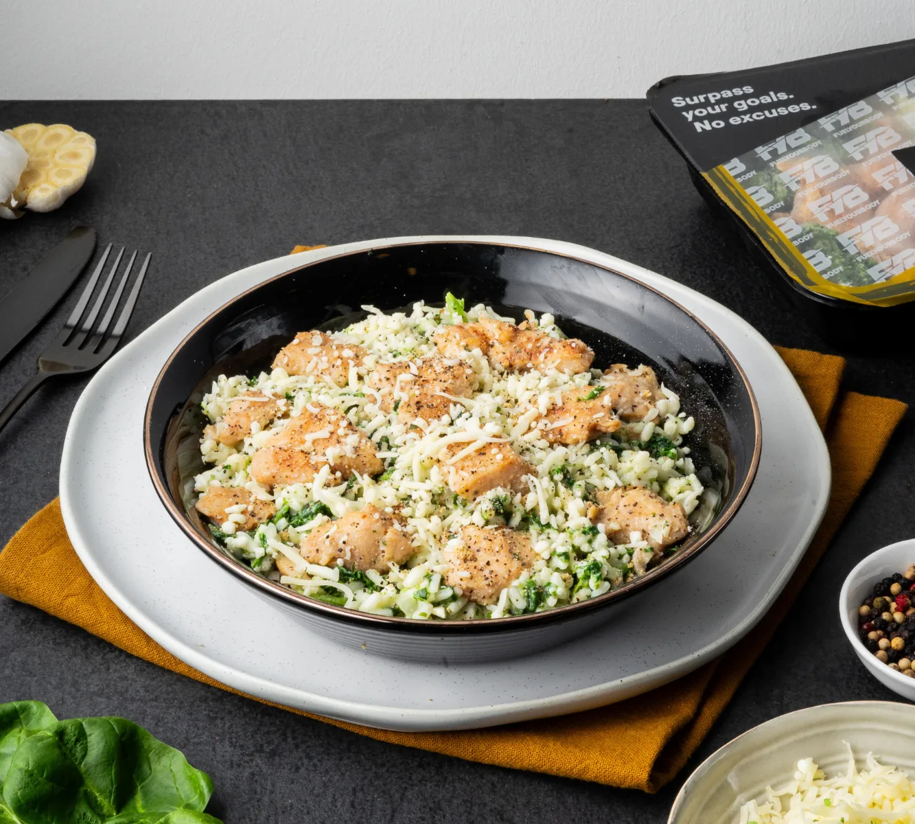 Risotto Spinazie - Kip [BULK]