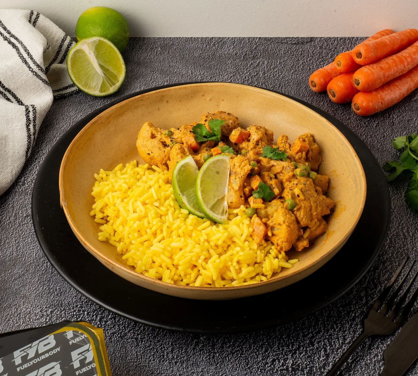 Gele rijst - Kip Tikka Masala [BULK]