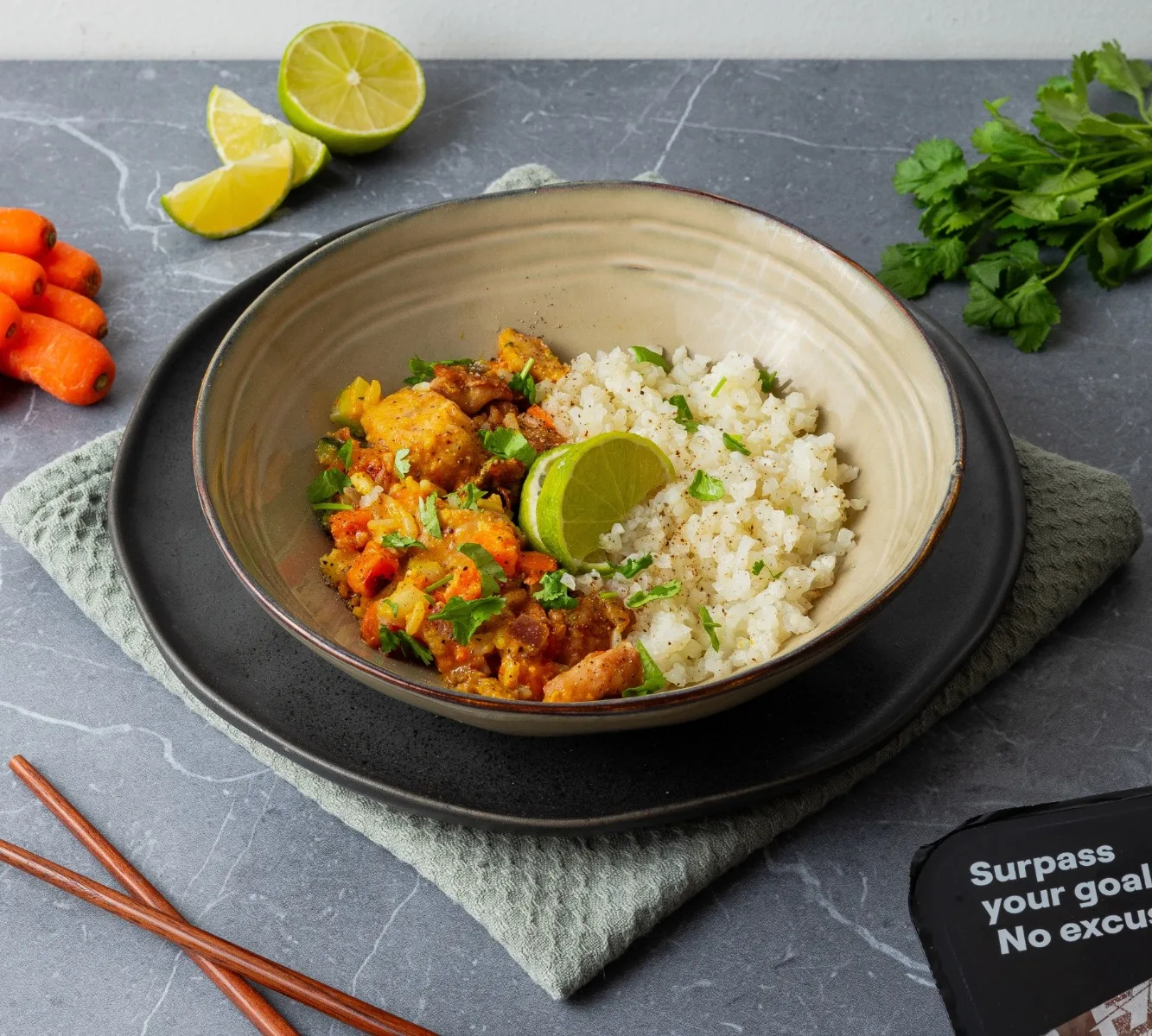 Bloemkoolrijst - Thai Curry [LOWCARB]