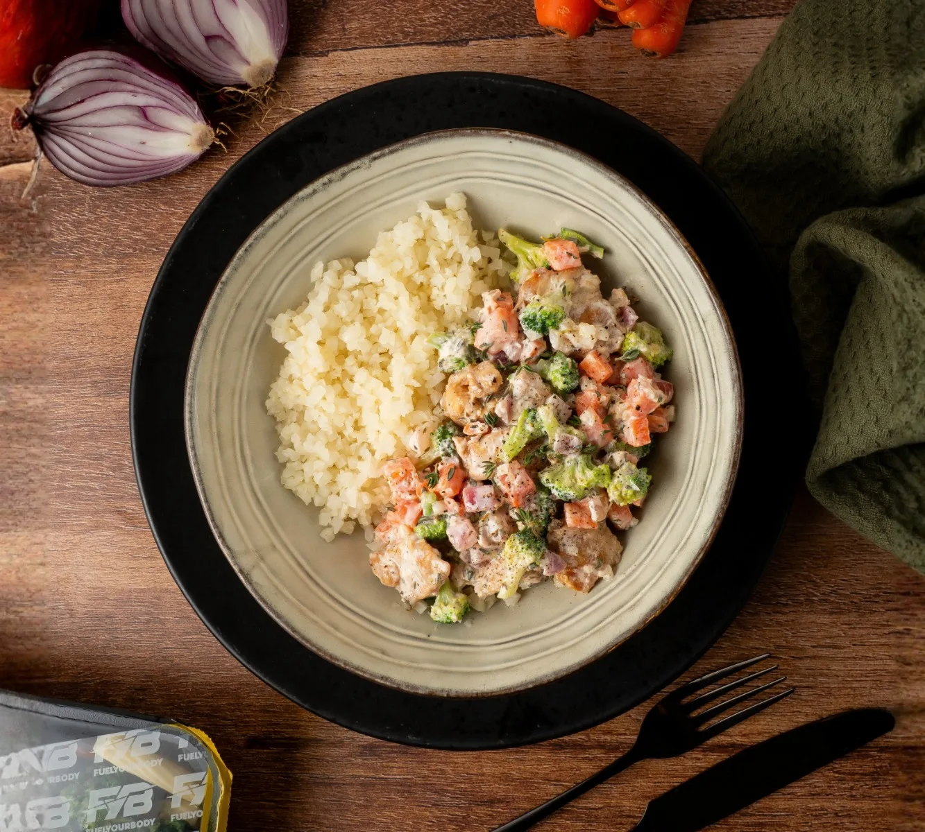 Bloemkoolrijst - Honey Herb Chicken [LOW CARB]
