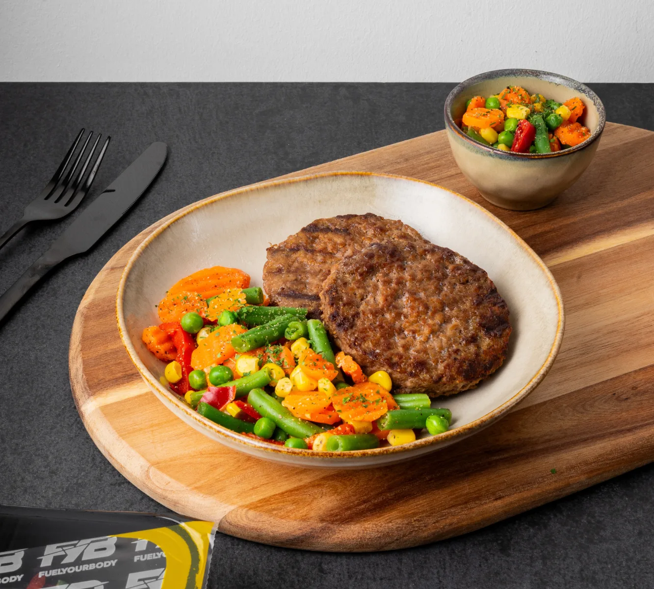 Runderburger - Mexicaanse Groentemix (met kruiden)
